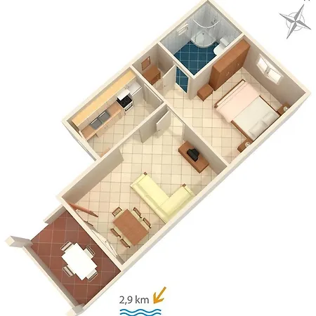 아파트 With Parking Space - 7420 *